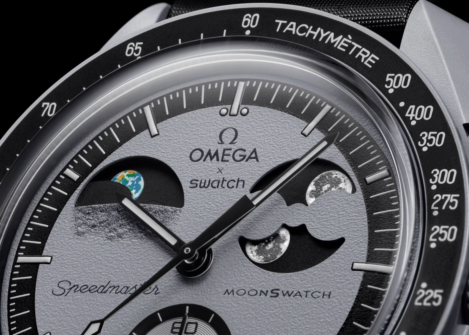Swatch x Omega Bioceramic Moonswatch Mission to Earthphase