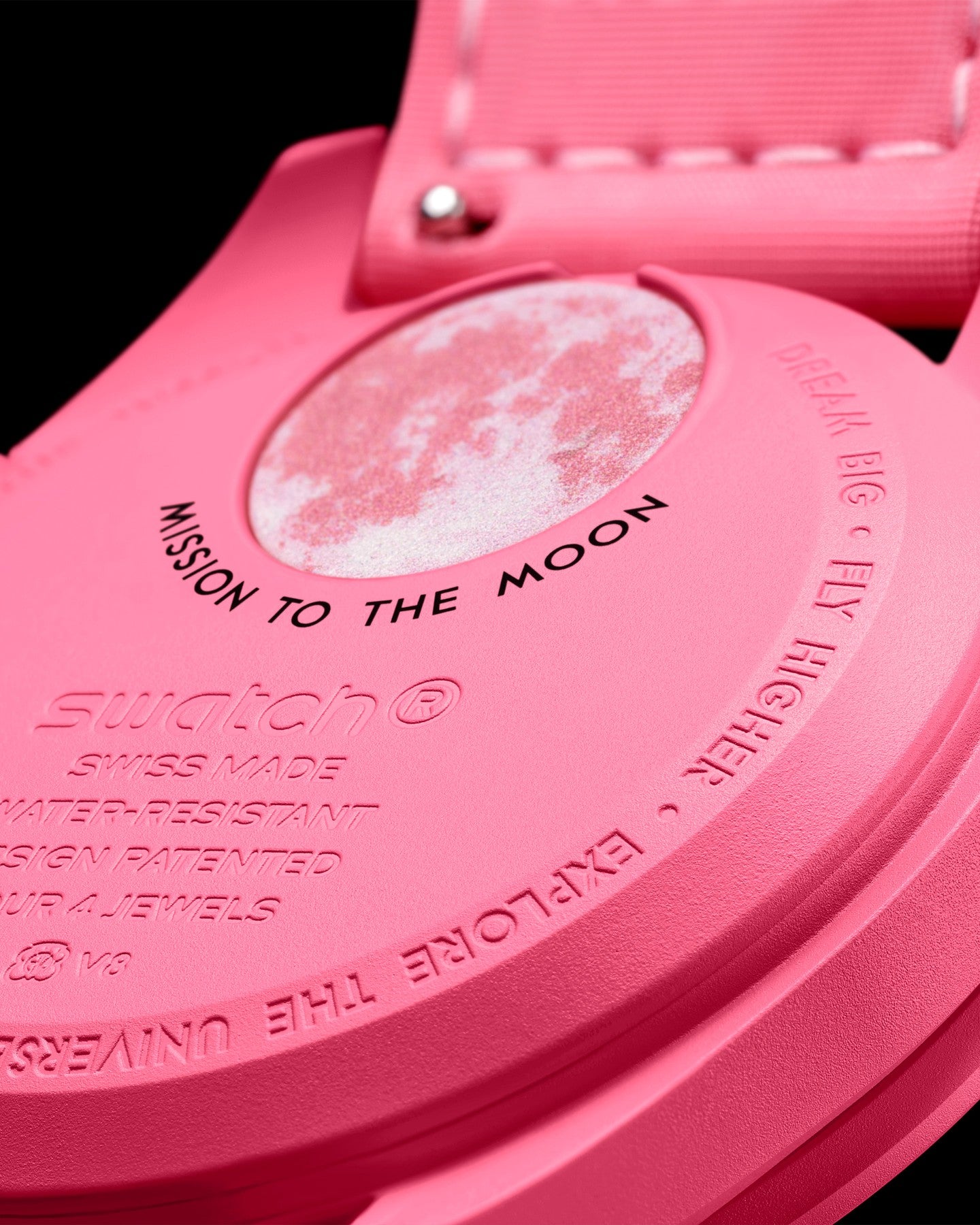 Swatch x Omega Bioceramic Moonswatch Mission to the Pink Moonphase