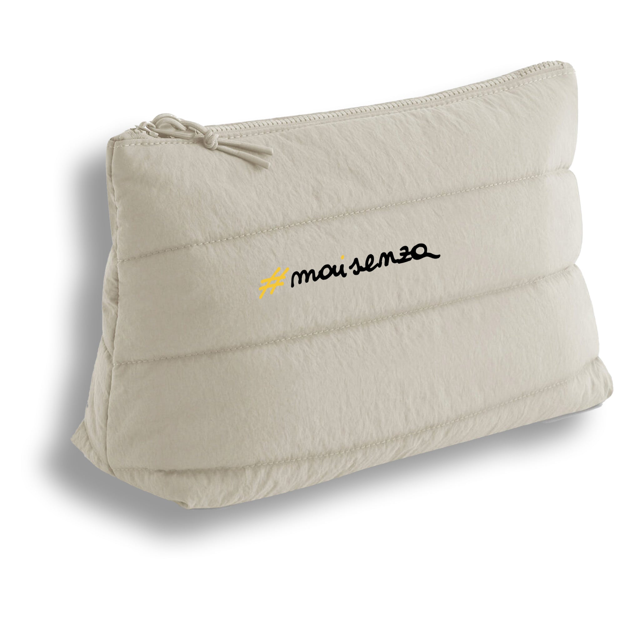 Pochette beauty case trapuntata Maisenza #