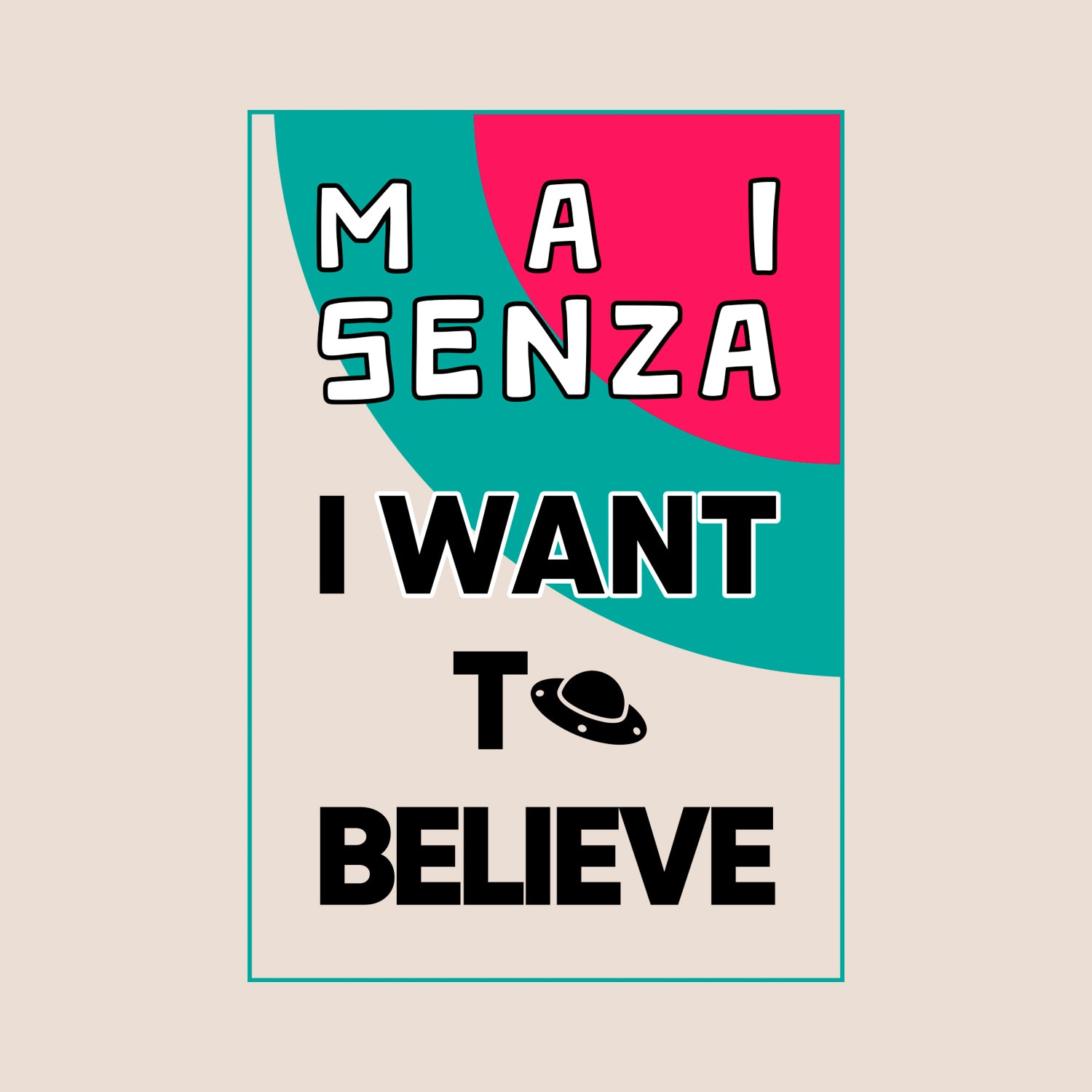 T-shirt Off White I WANT TO BELIEVE - Godzilla