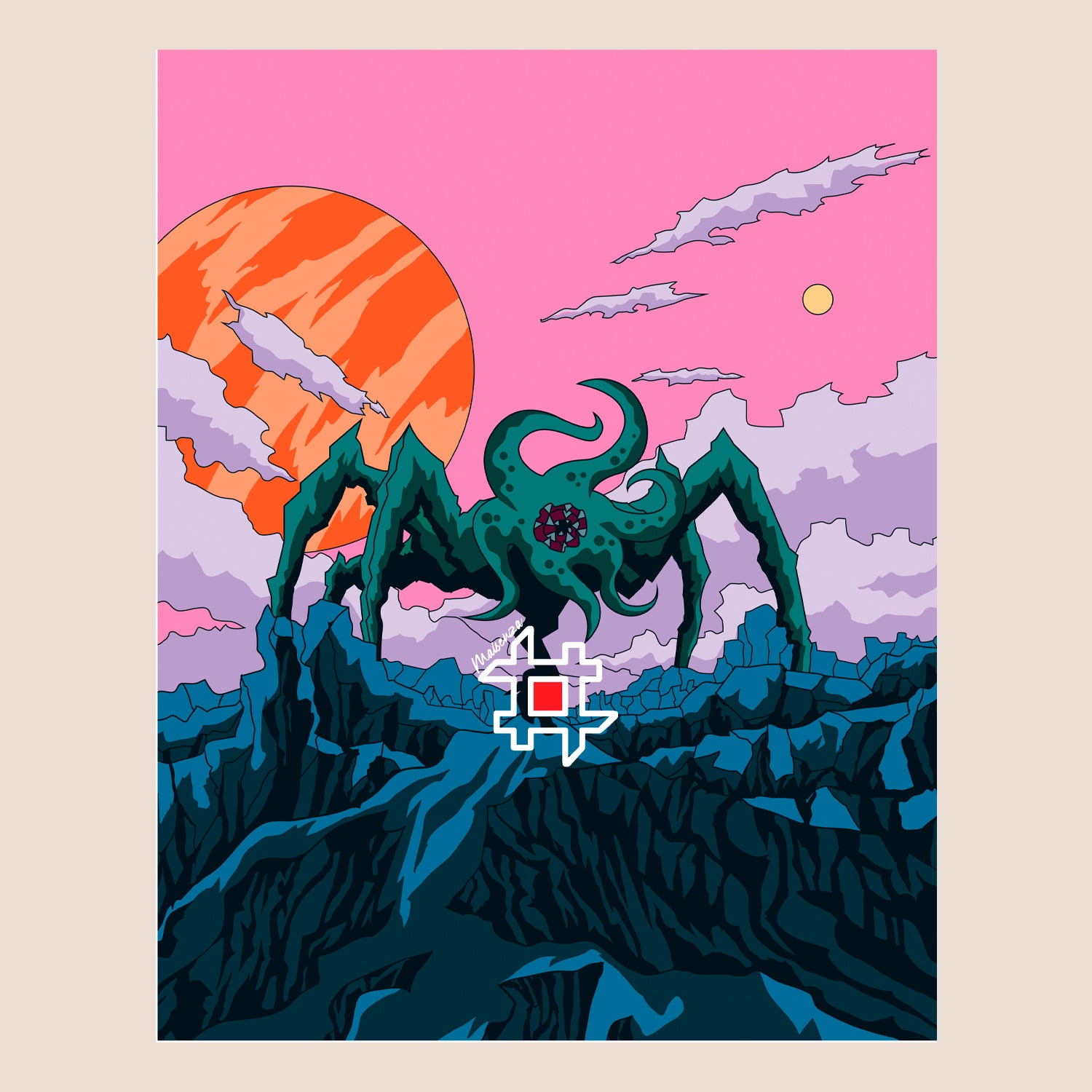 T-shirt Off White I WANT TO BELIEVE - Mind Flayer