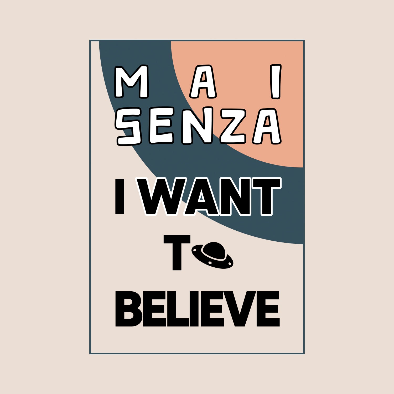 T-shirt Off White I WANT TO BELIEVE - U.F.O.