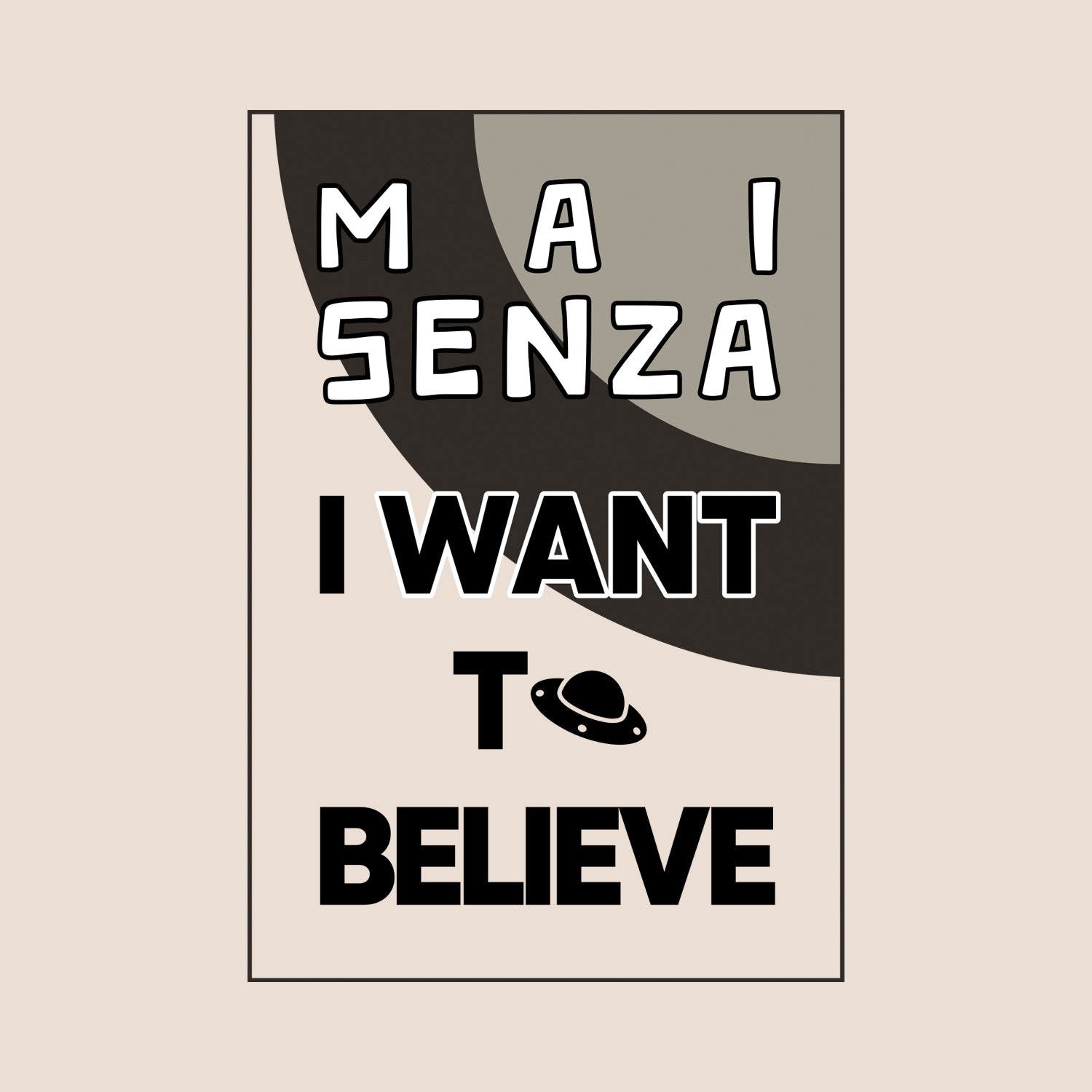 Felpa con cappuccio Off White I WANT TO BELIEVE - Visitor