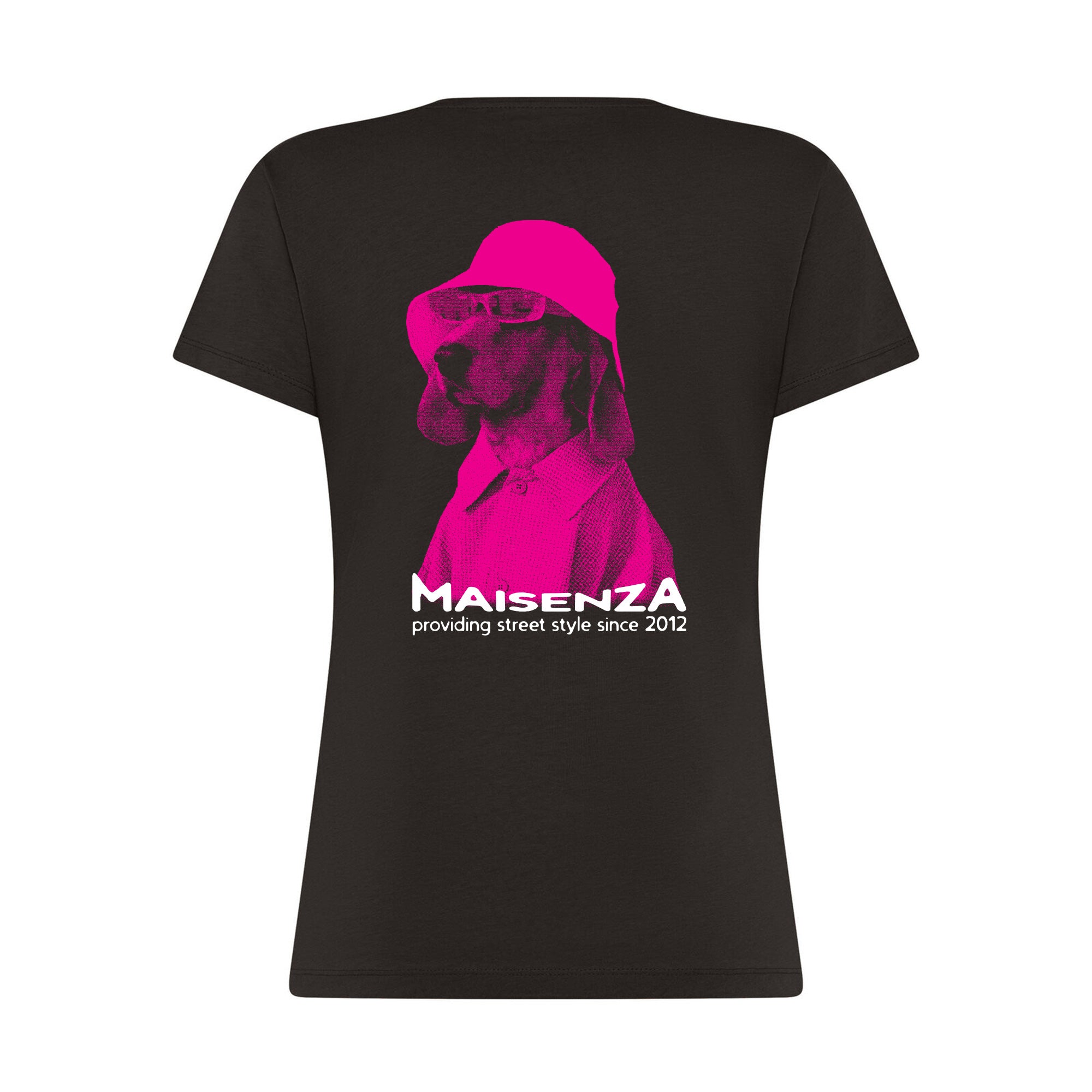 T-shirt Glitch Donna - Cane con bucket