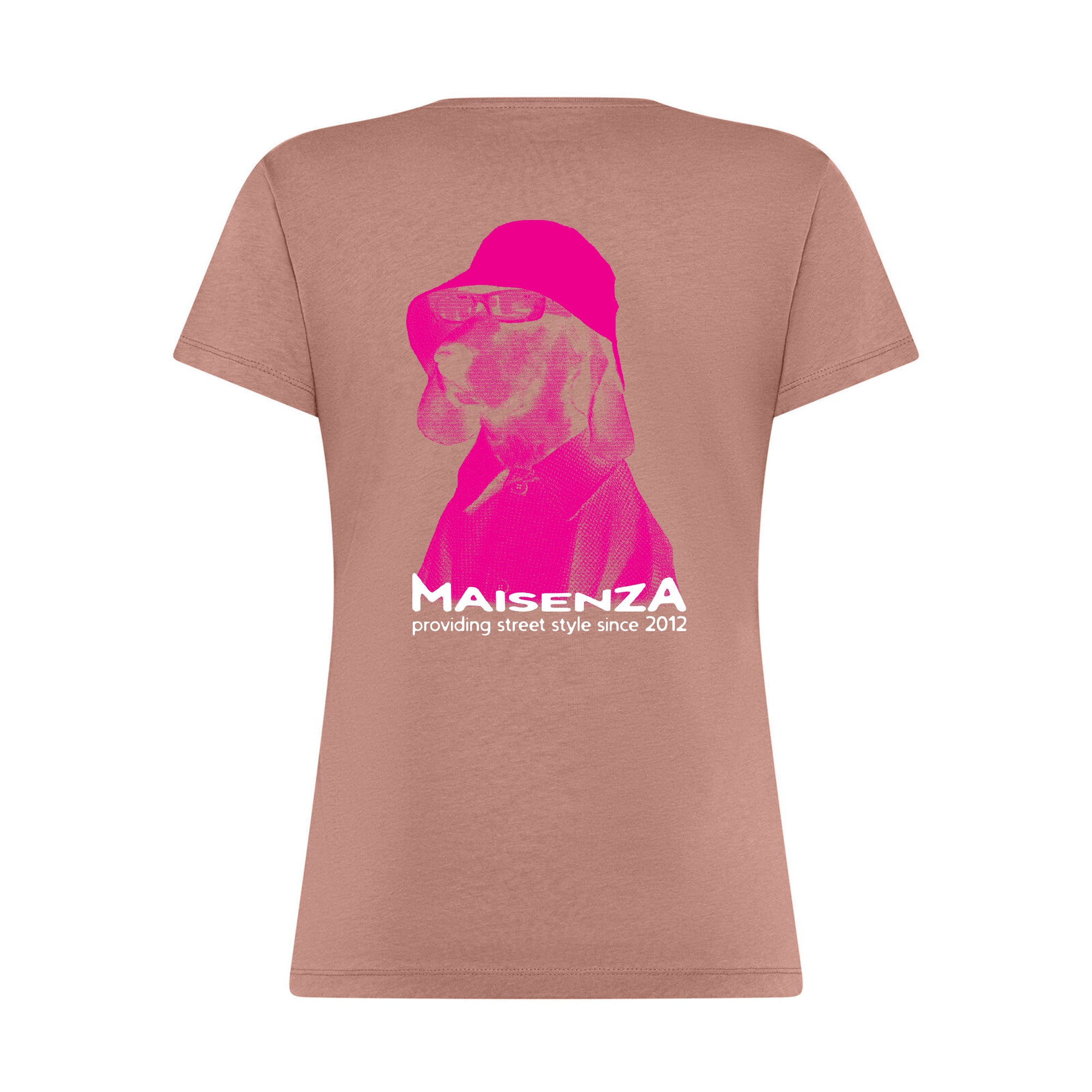 T-shirt Glitch Donna - Cane con bucket