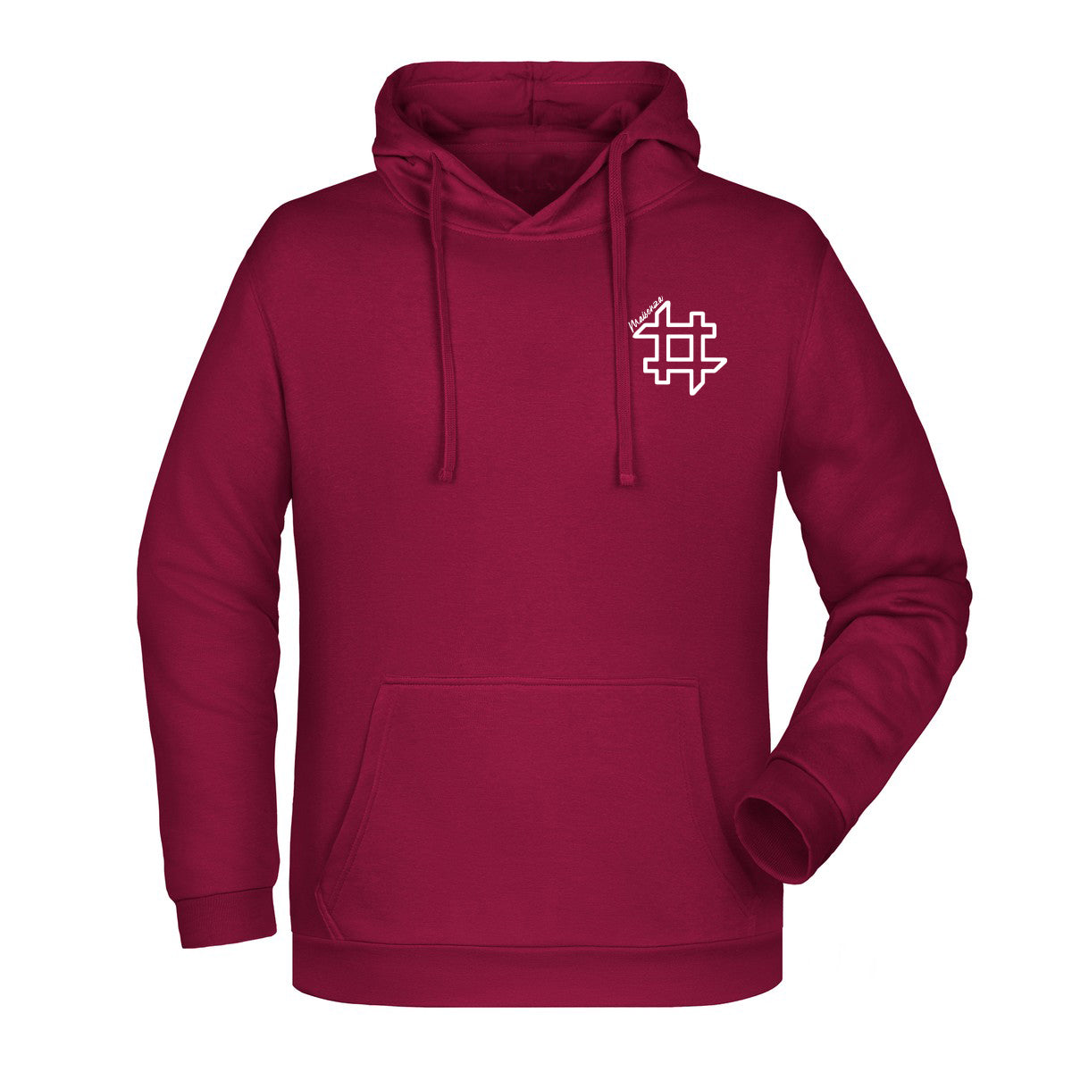 Felpa con cappuccio FDM Uomo - Burgundy