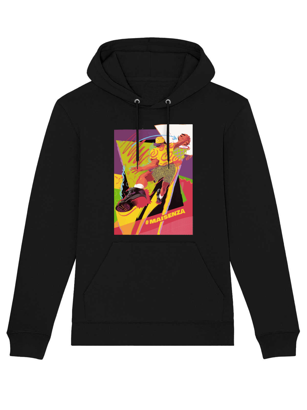 Felpa Maisenza # Sport Graphic Basket Graffiti - Nera