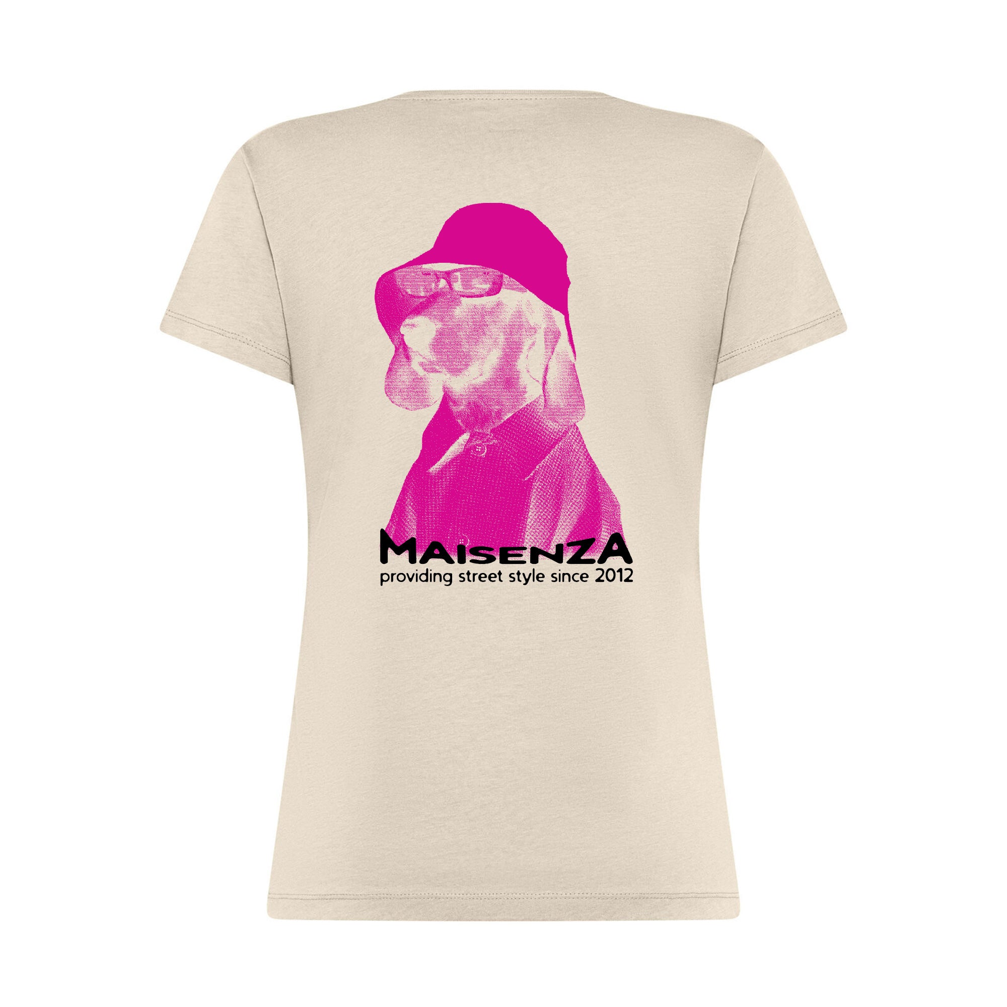 T-shirt Glitch Donna - Cane con bucket
