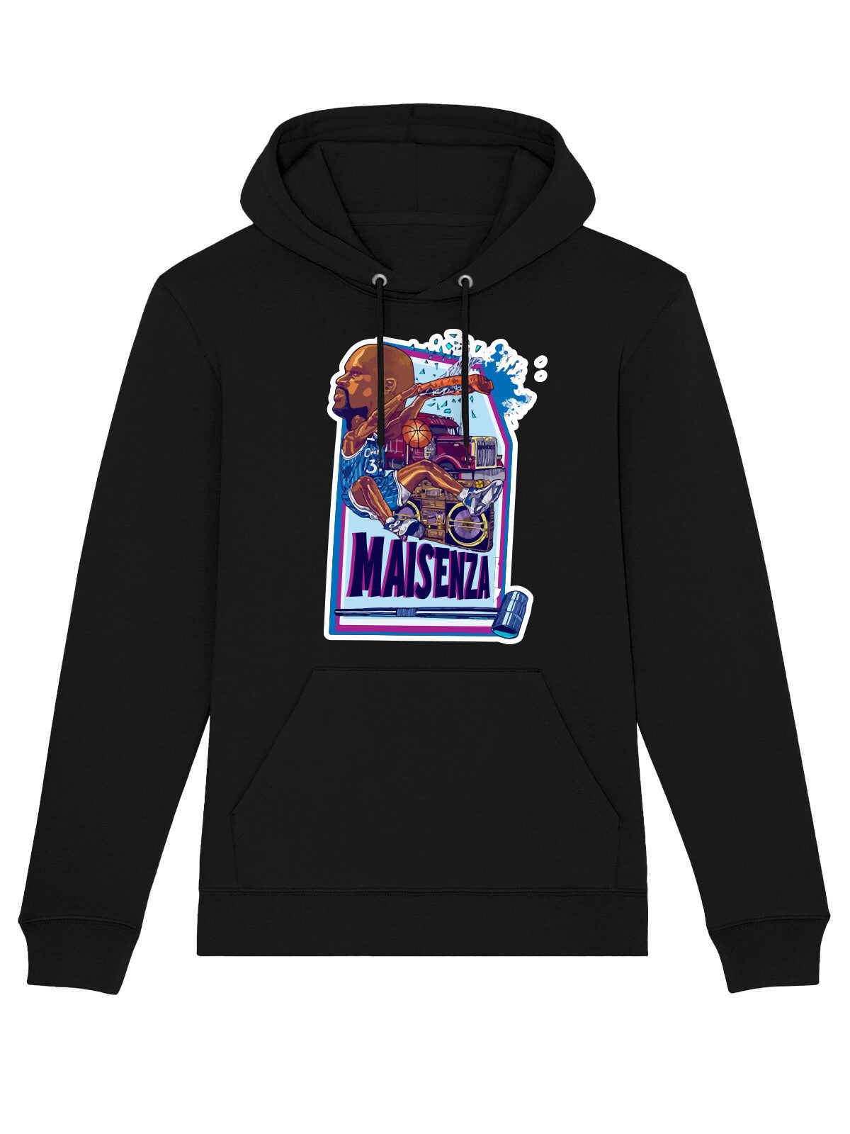 Felpa Maisenza # Sport Graphic Shaq - Nera