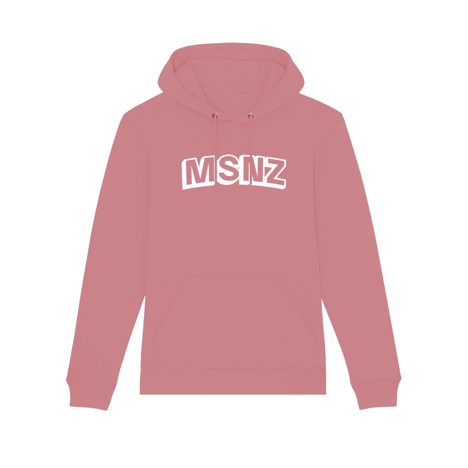 Felpa con cappuccio MSNZ Hoodie Uomo - Rosa sporco