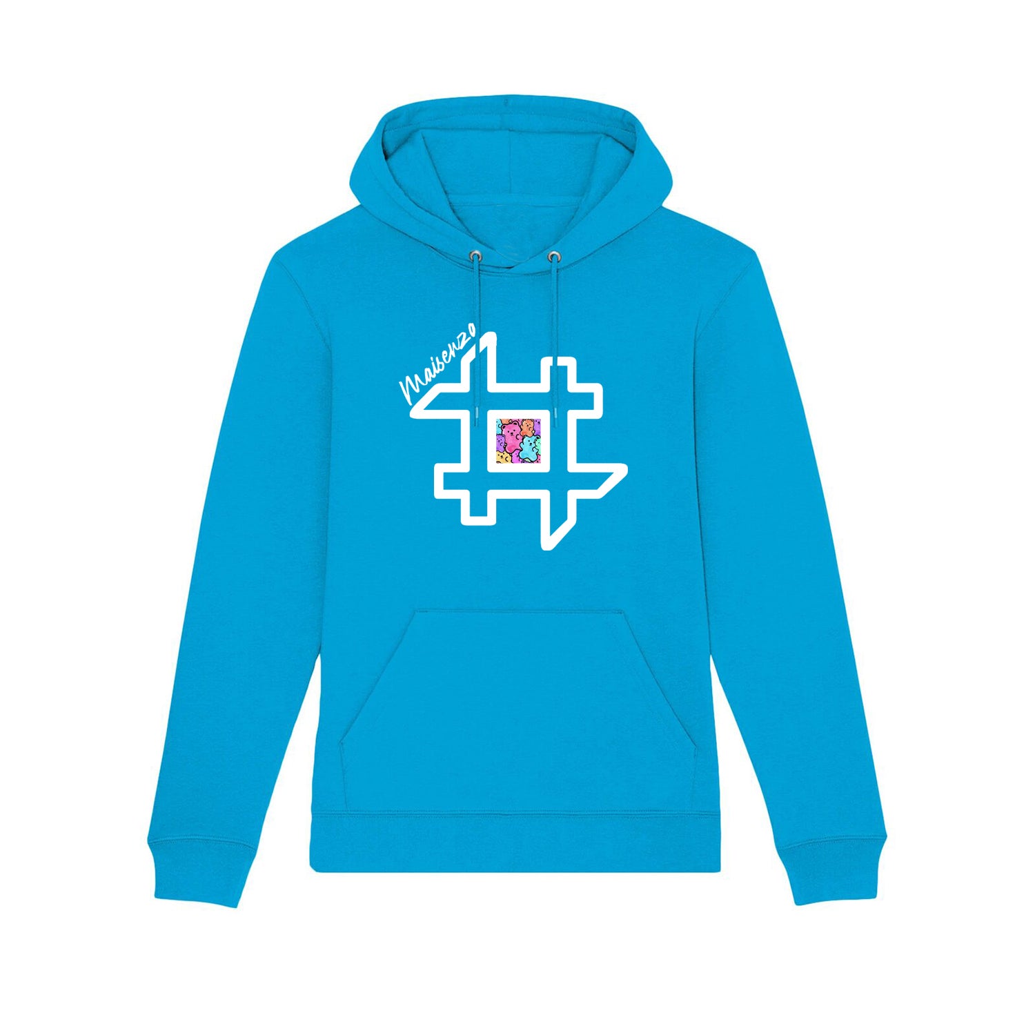 Felpa con cappuccio GUM GUM Hoodie Uomo - Azzurro