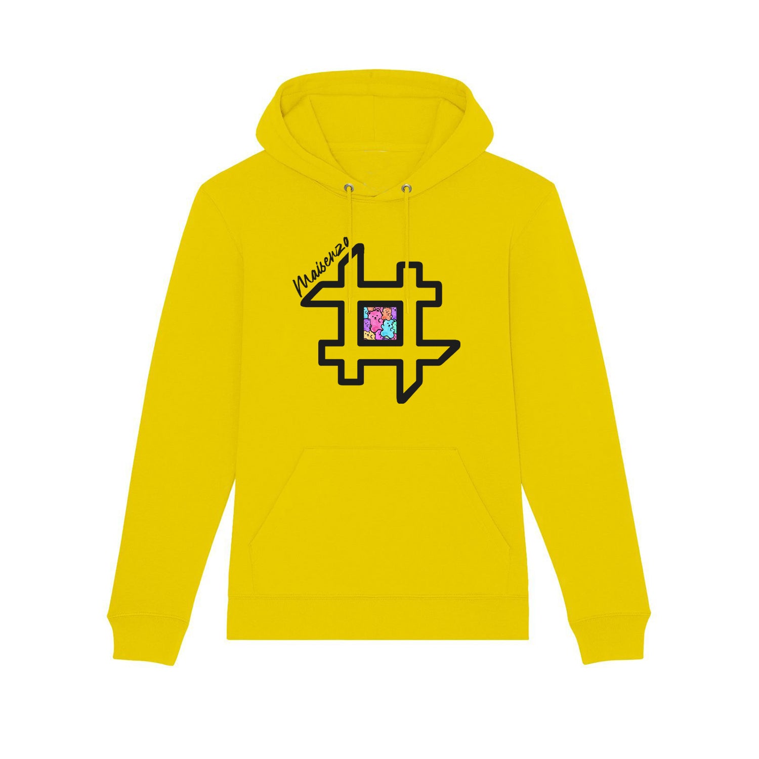 Felpa con cappuccio GUM GUM Hoodie Uomo - Giallo