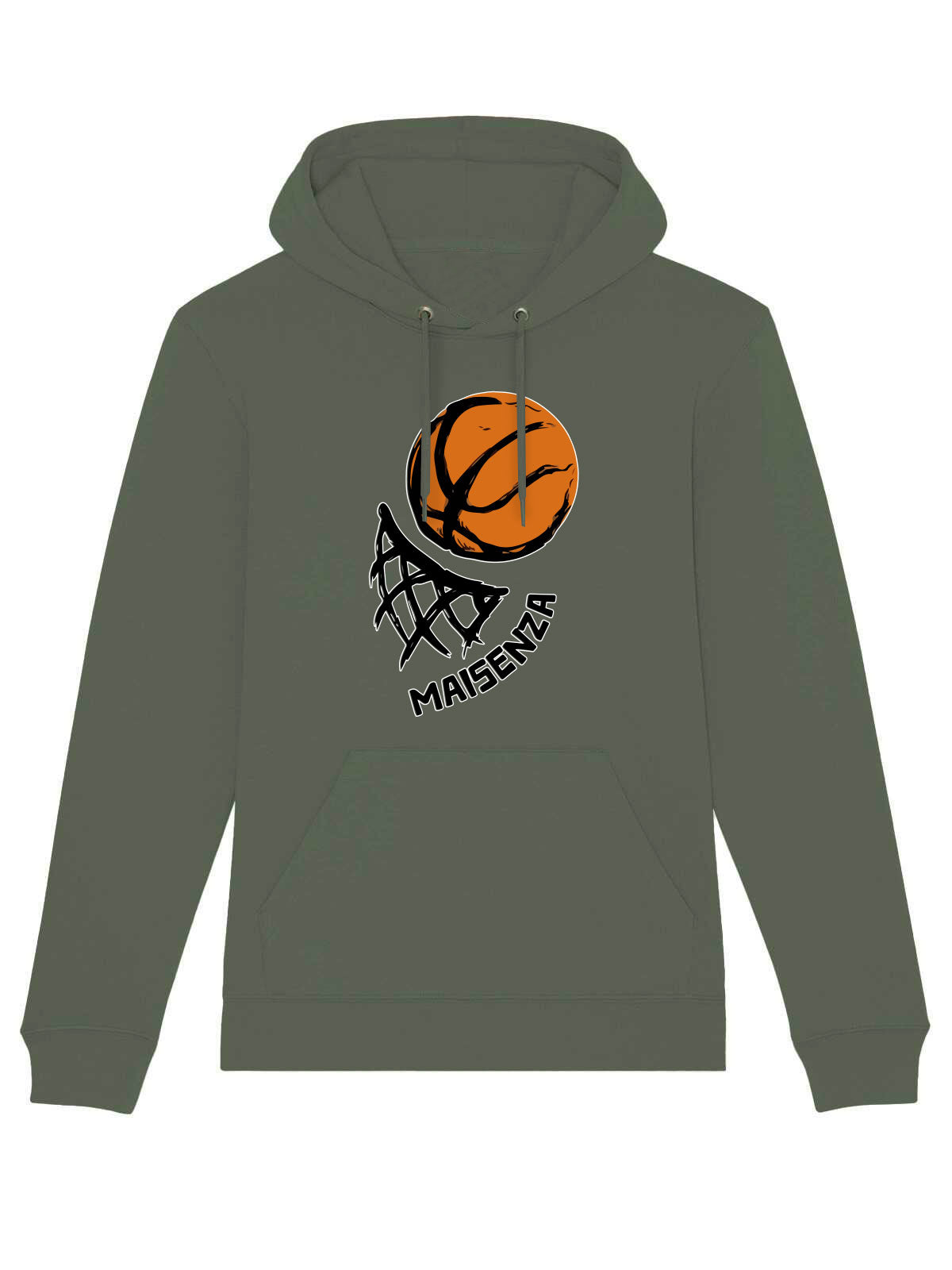 Felpa Maisenza # Sport Graphic Basket - Verde scuro