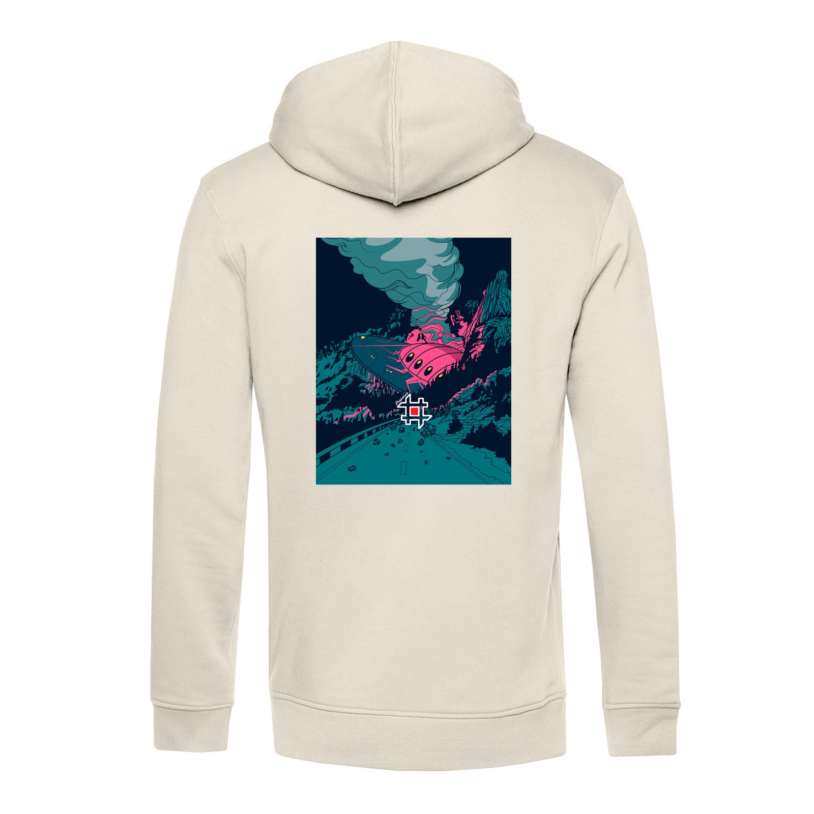 Felpa con cappuccio Off White I WANT TO BELIEVE - Spaceship