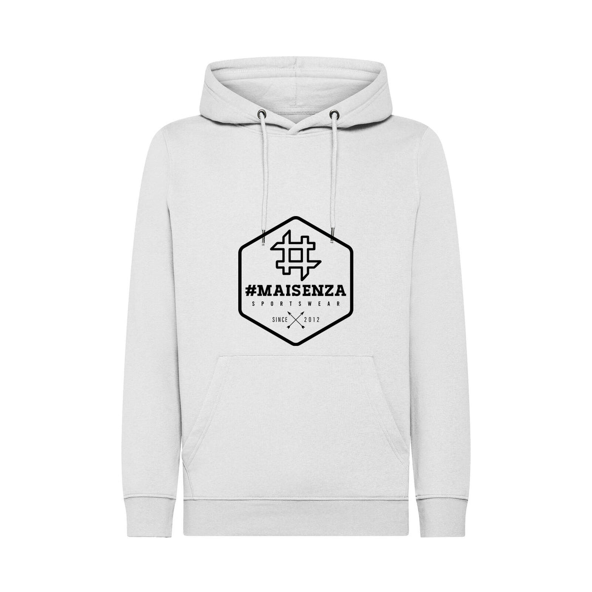 Box Logo hoodie Bianco - Maisenza # Forte dei Marmi