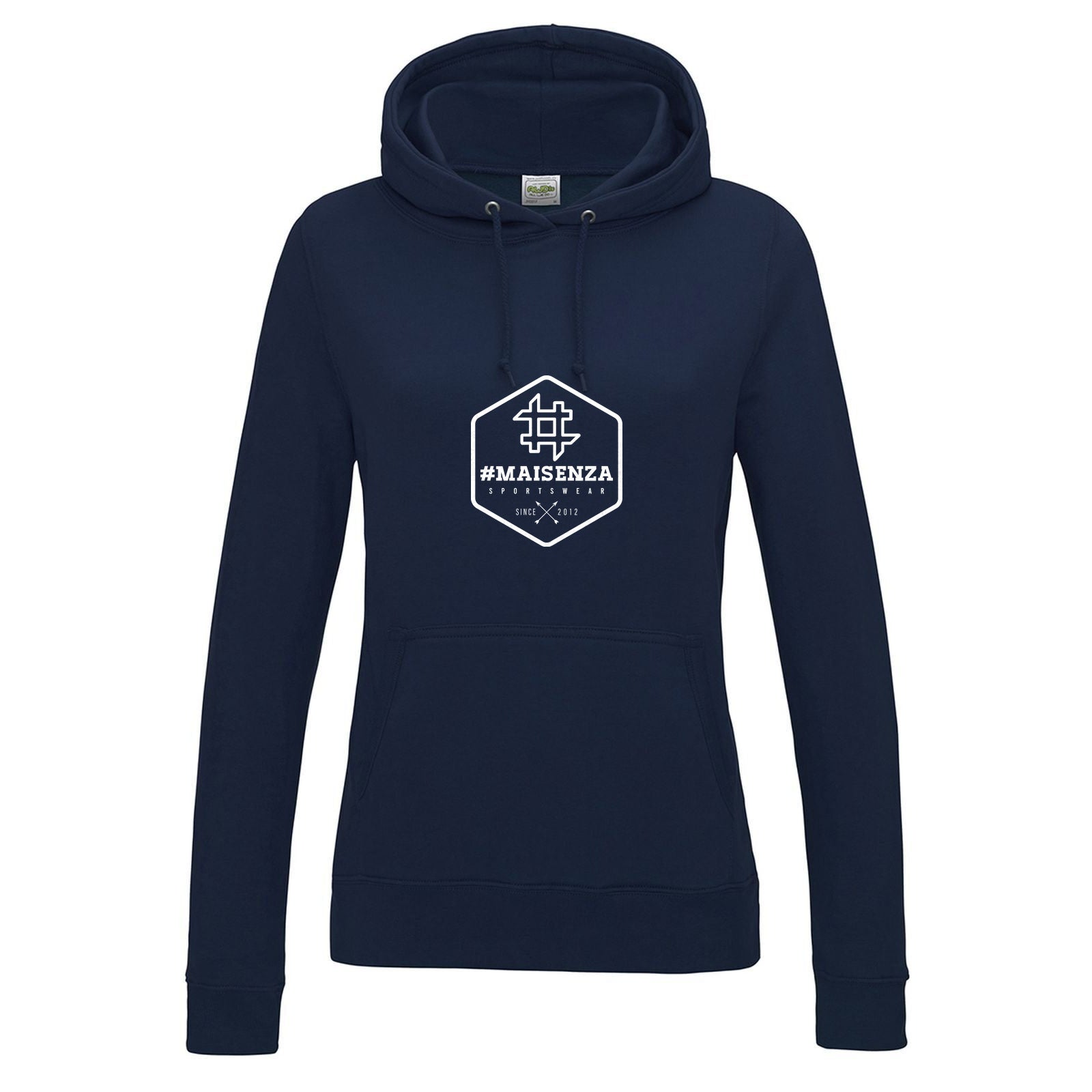 Box logo hoodie donna - Blu navy