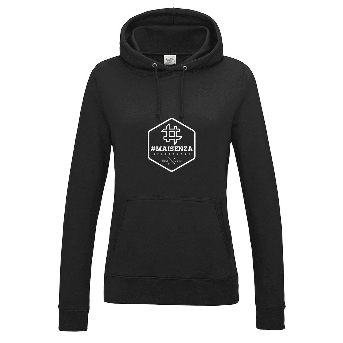 Box logo hoodie donna - Nero fumo