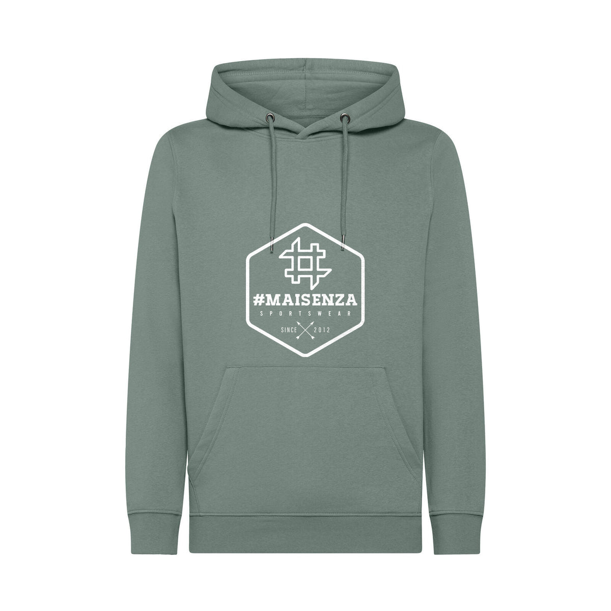Box Logo hoodie Salvia - Maisenza # Forte dei Marmi