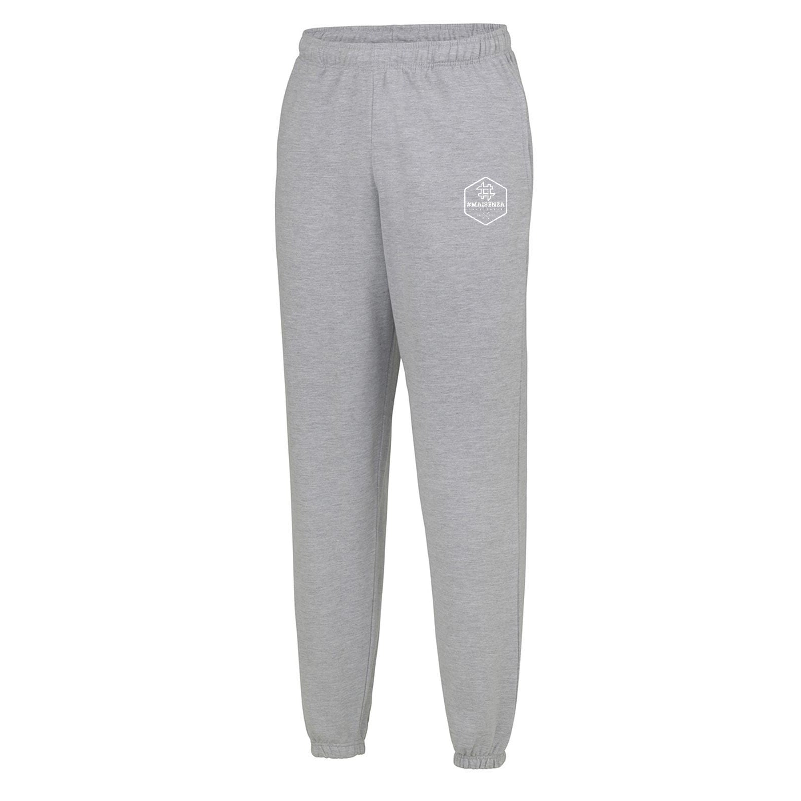 Box logo pants donna - Grigio melange