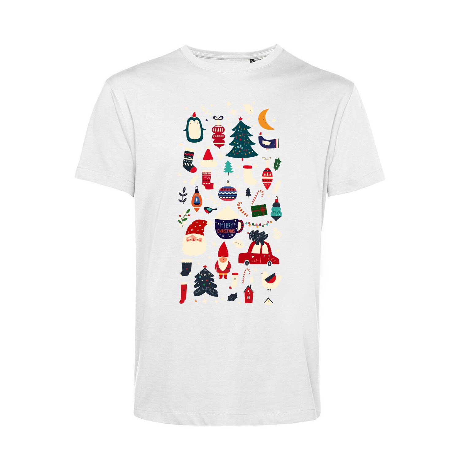 T-Shirt Stampata Natalizia - Christmas