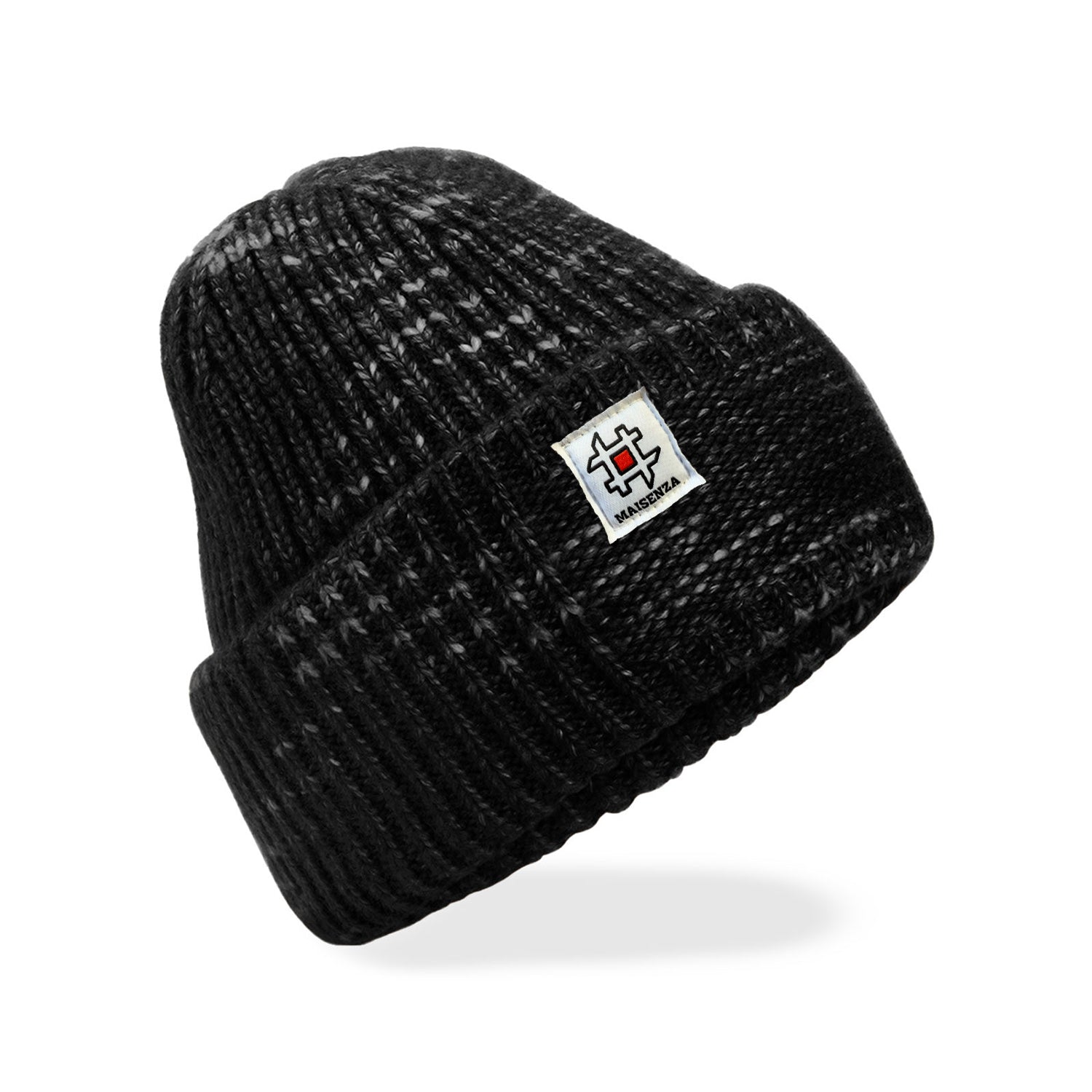 Cappello di lana Chunky Beanie Maisenza # - Nero