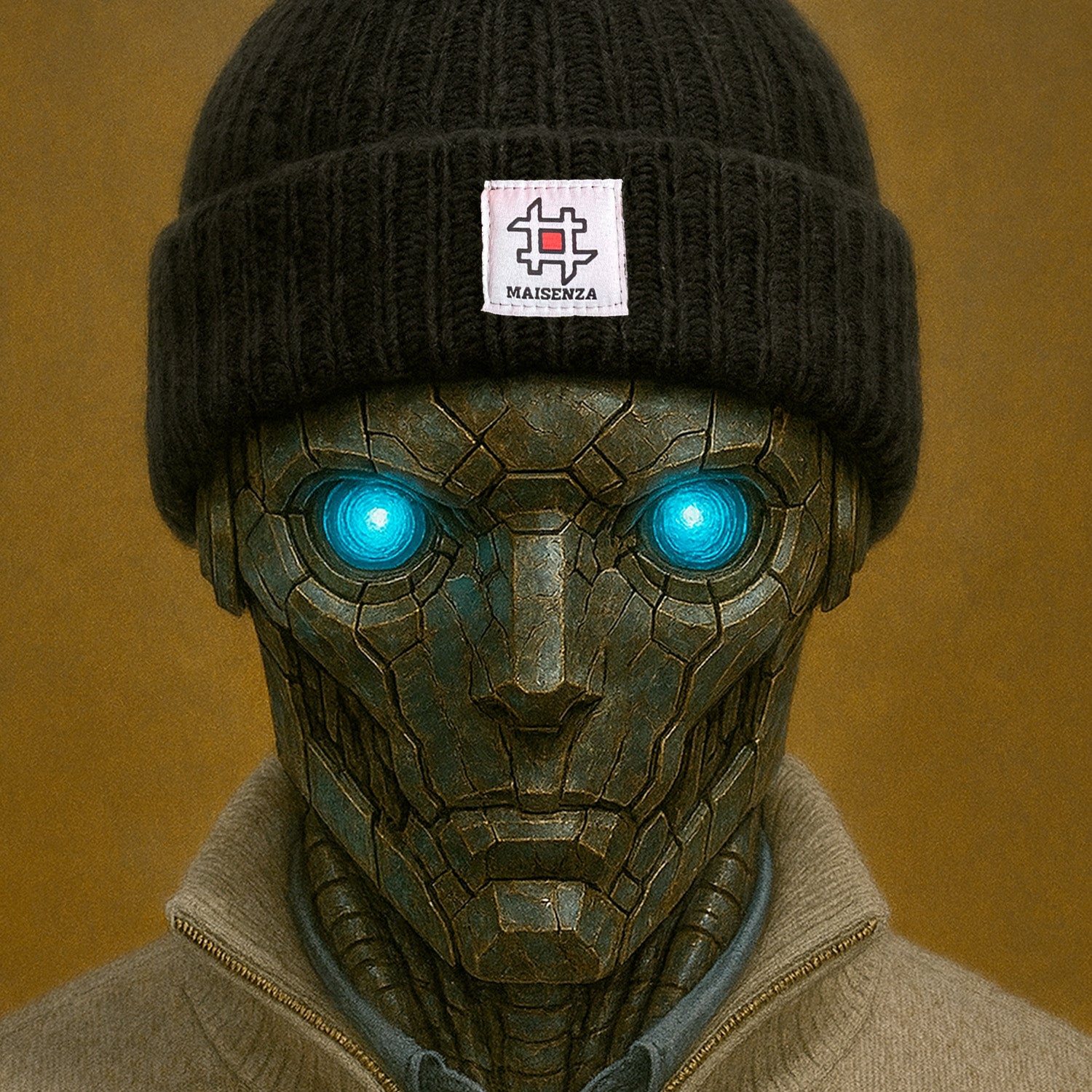 Cappello di lana Cozy Beanie Maisenza # - Nero