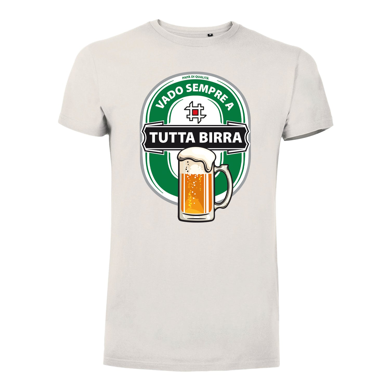 T-shirt papà figlia - A tutta birra / latte