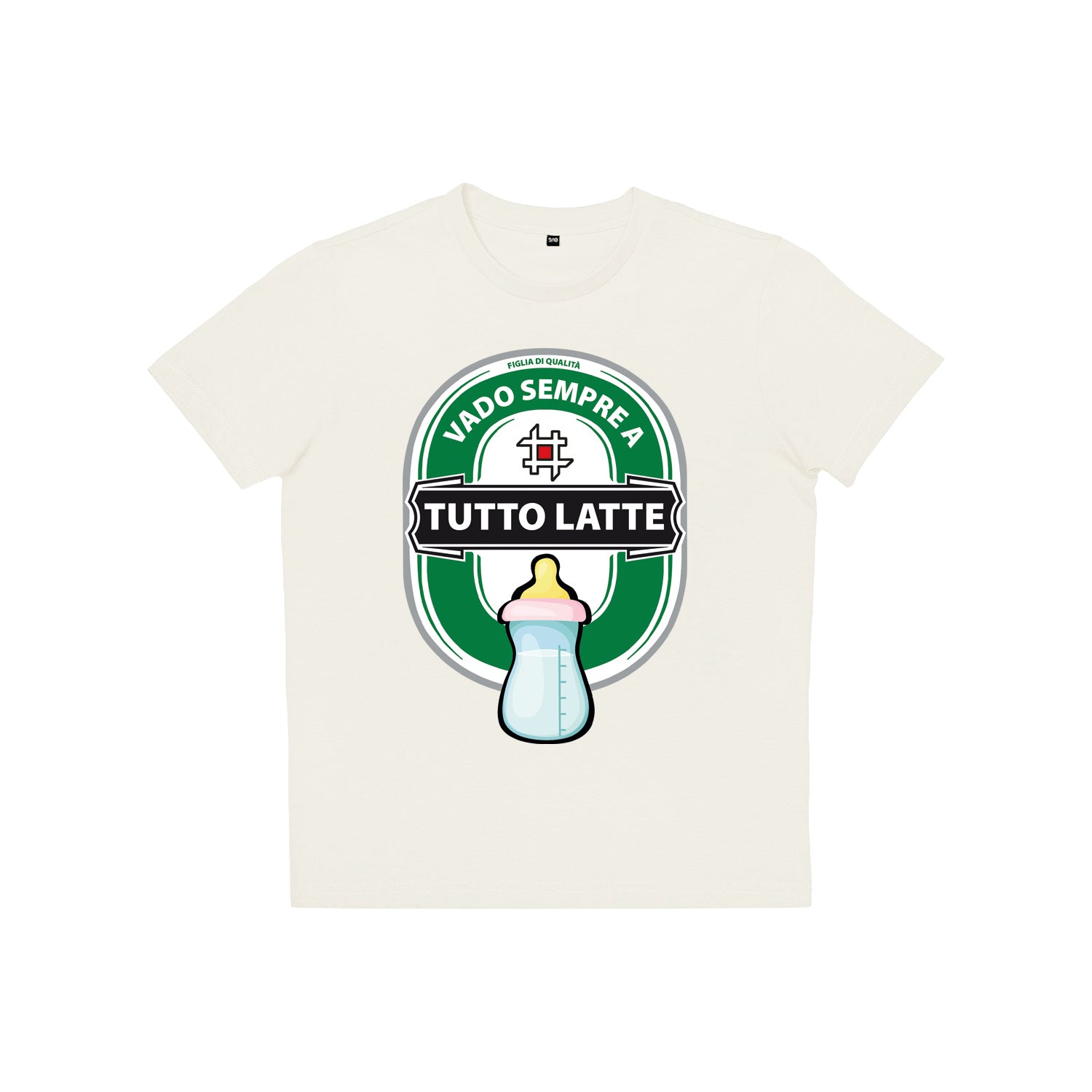 T-shirt papà figlia - A tutta birra / latte