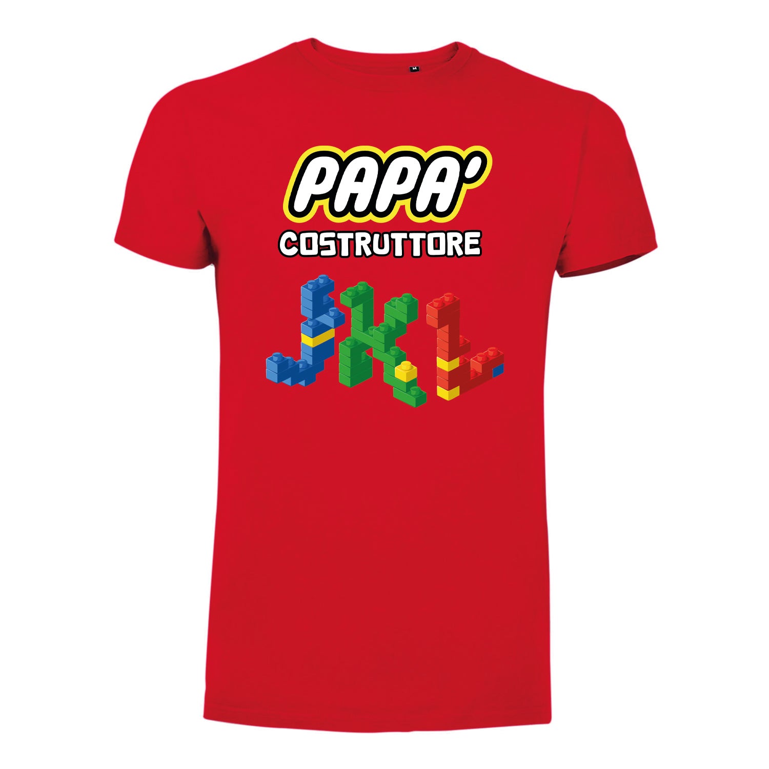 T-shirt papà figlio - costruttore / demolitore