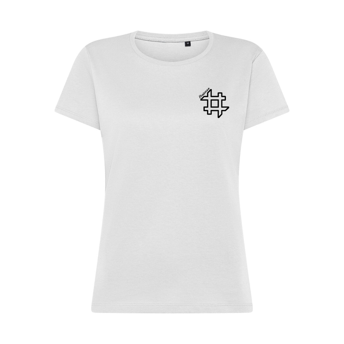 FDM tee donna - Bianco, fronte