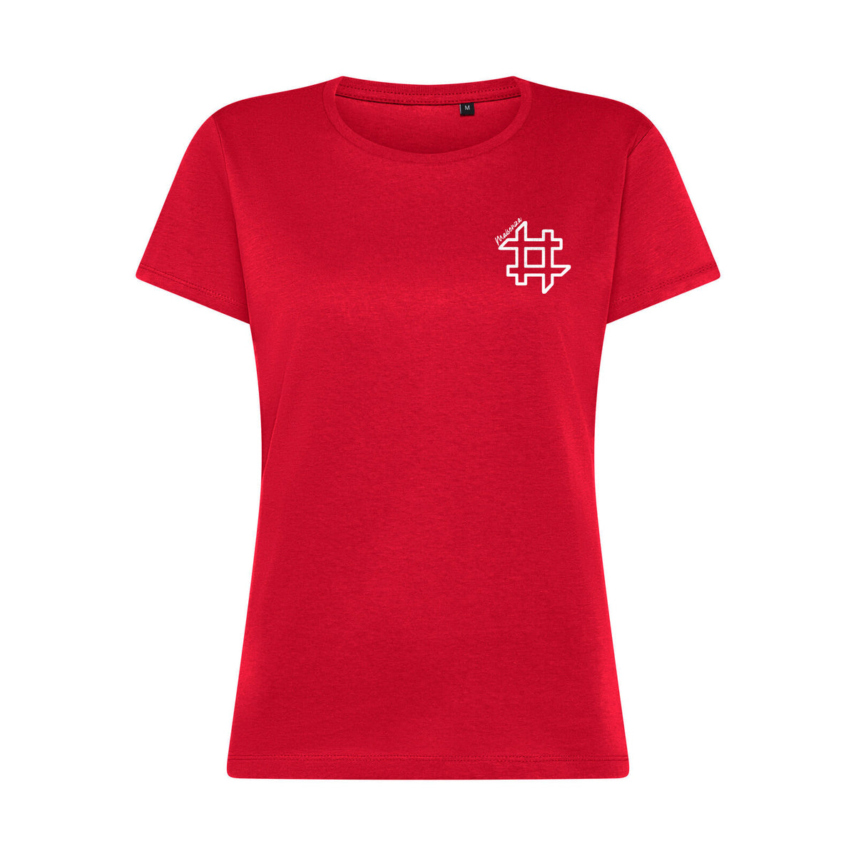 FDM tee donna - Rosso, fronte