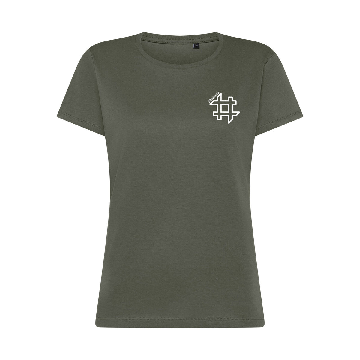 FDM tee donna - Verde terra, fronte