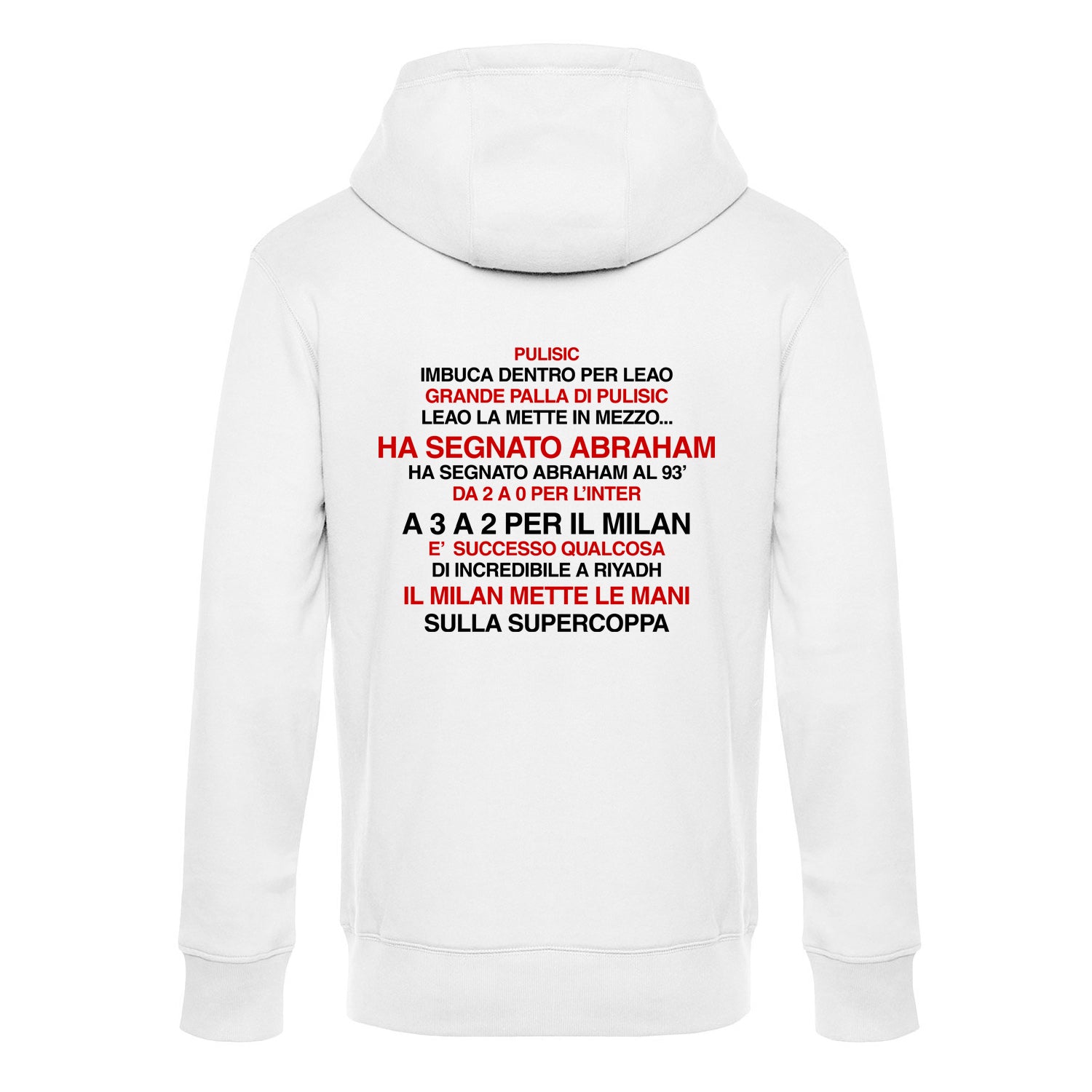 Felpa con cappuccio Supercoppa Conceição