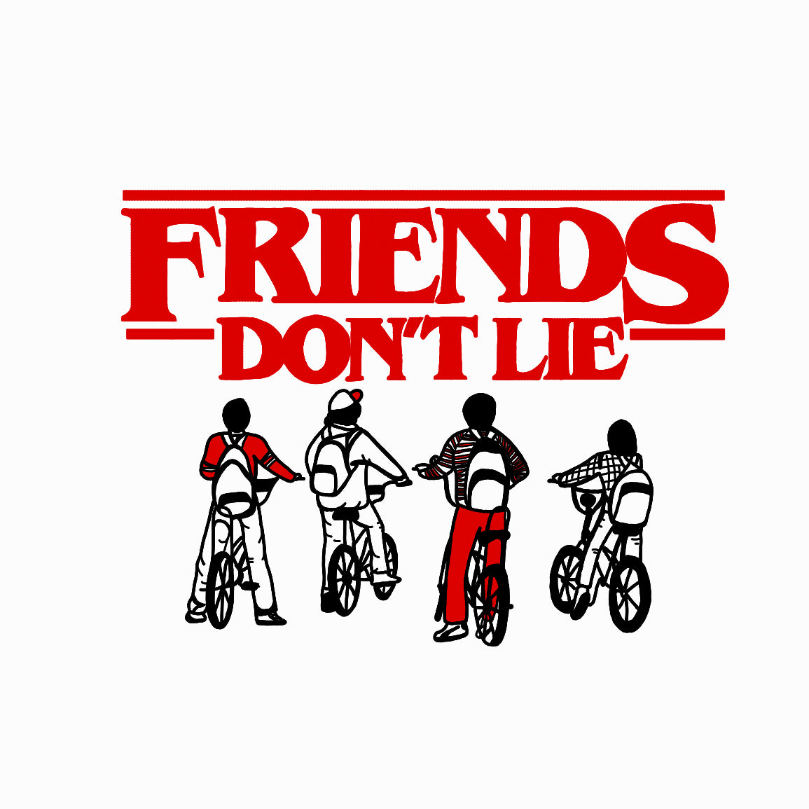 Friends don't lie - Stranger Things t-shirt