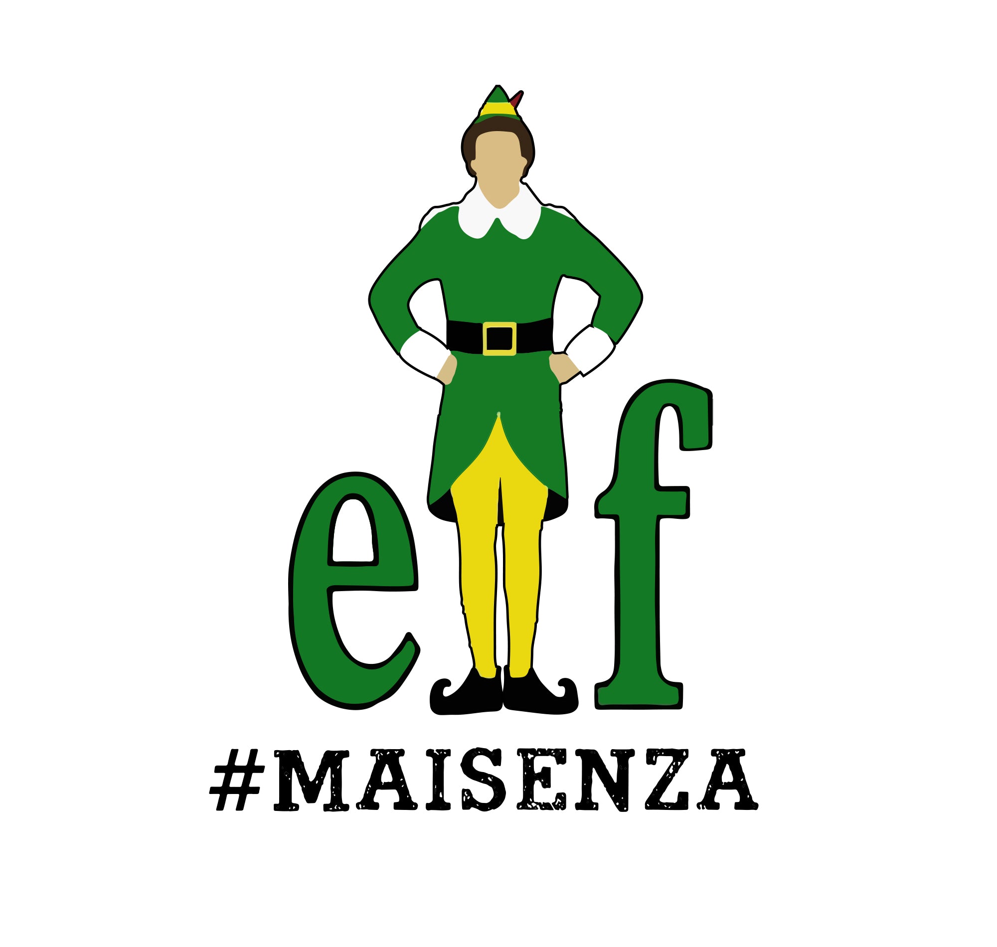 Felpa con cappuccio Uomo Elf - Verde