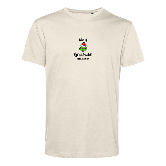 T-shirt organica Uomo Grinch - Off White