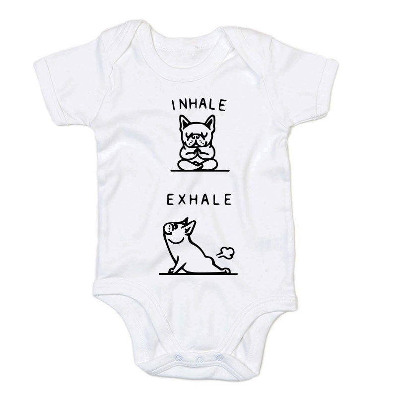 Body neonato con stampa - Bouledogue Francese