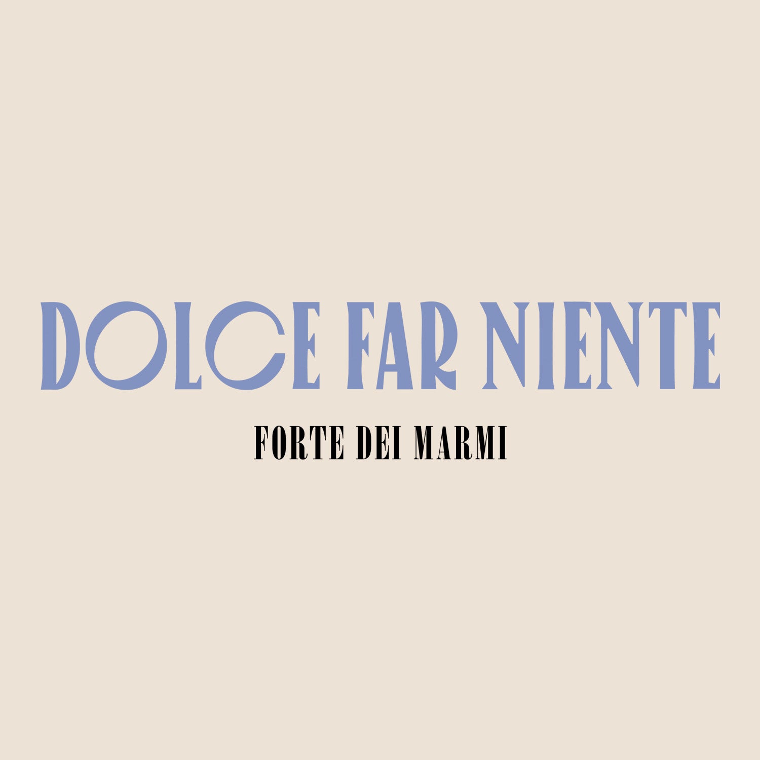 T-shirt Off White Uomo LIMITED EDITION Dolce far niente Forte dei Marmi