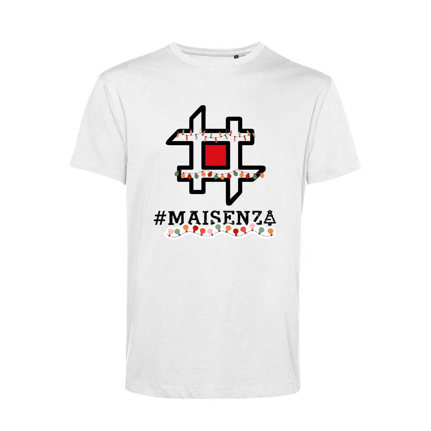 T-Shirt Stampata Natalizia - #Maisenza