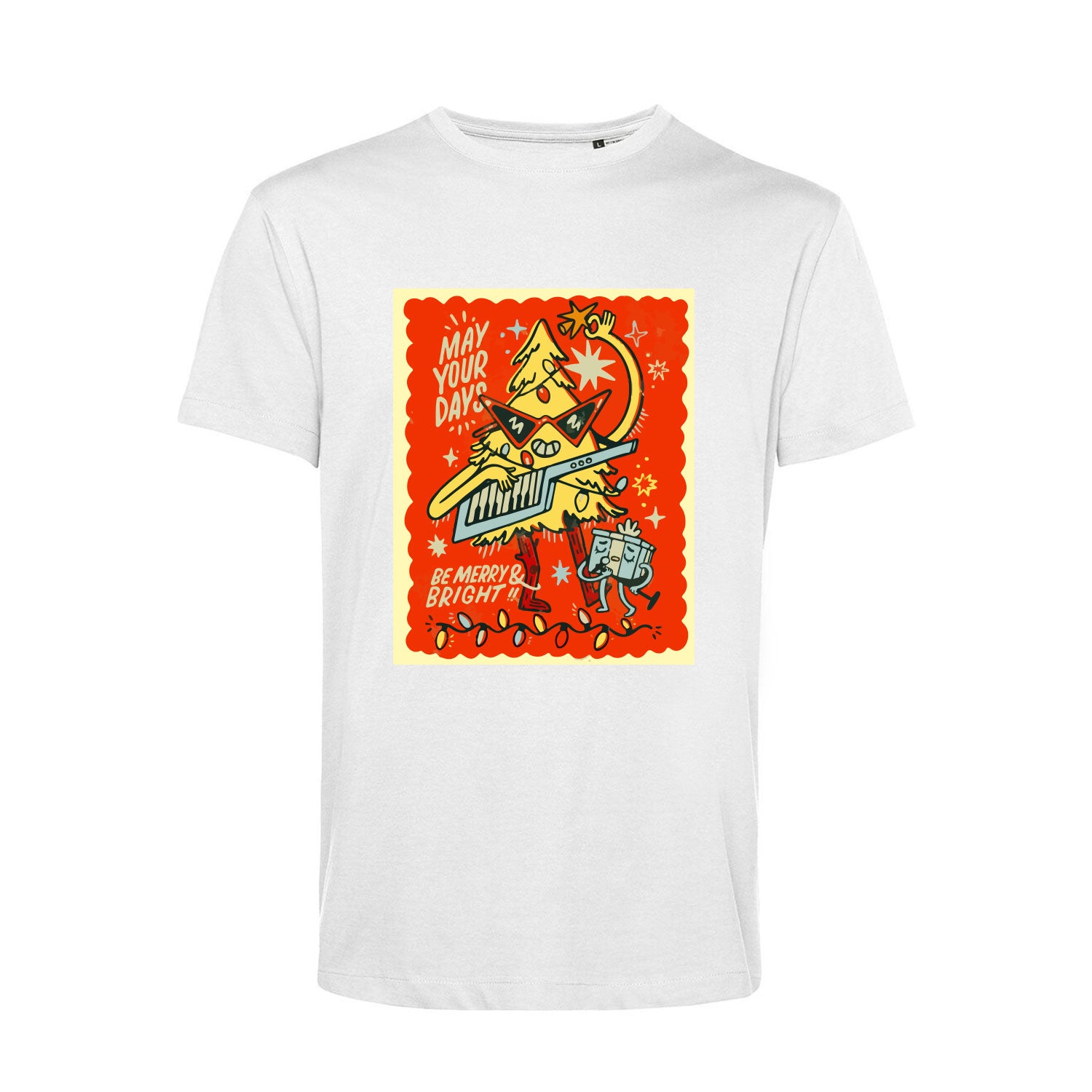 T-Shirt Stampata Natalizia - Christmas Stamp