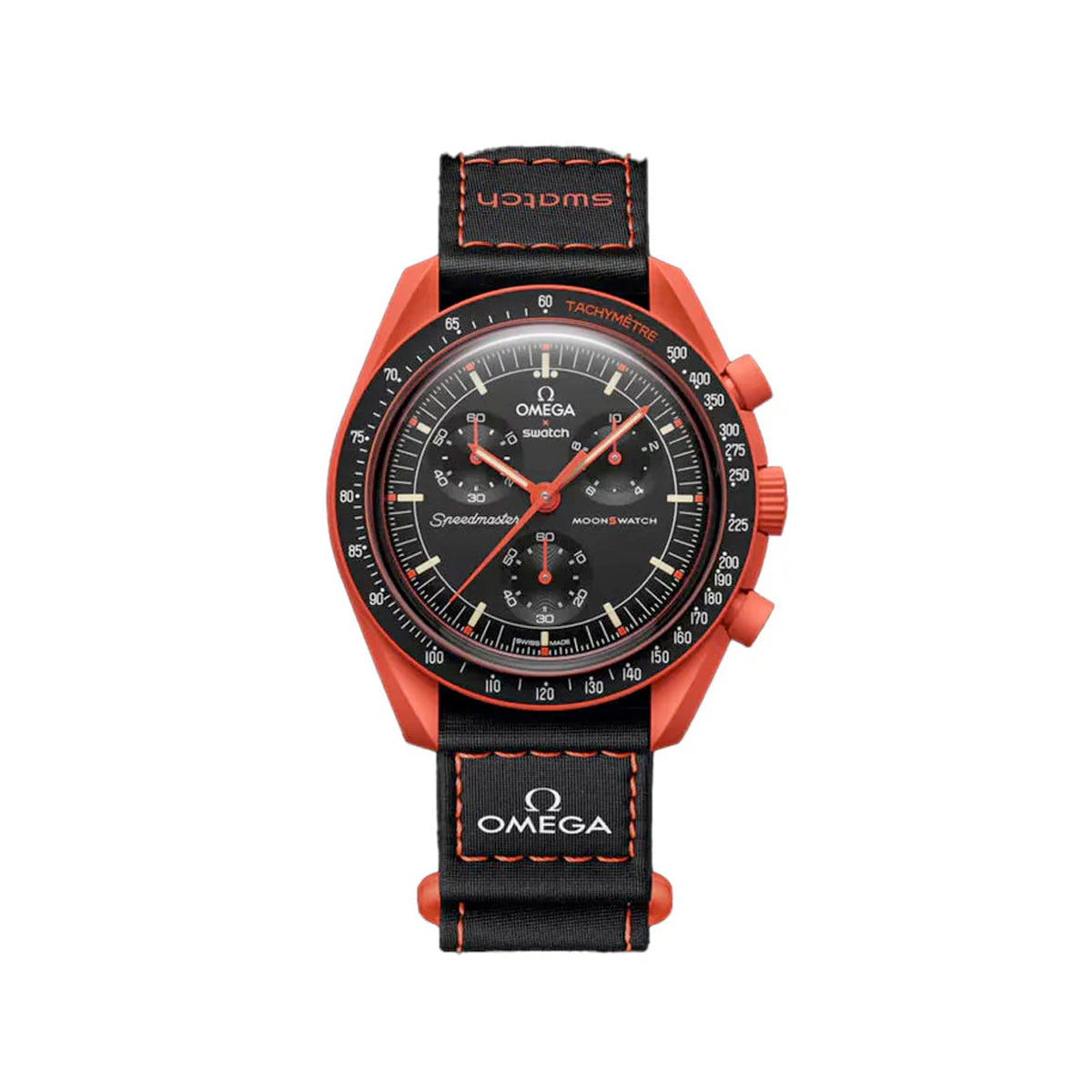 Swatch x Omega Bioceramic Moonswatch Mission to Earth LAVA