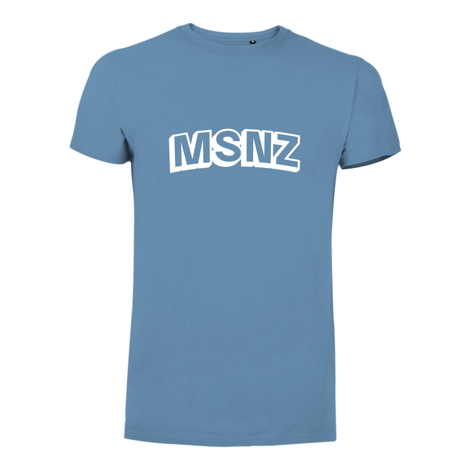 T-shirt organica Uomo - MSNZ Azzurra