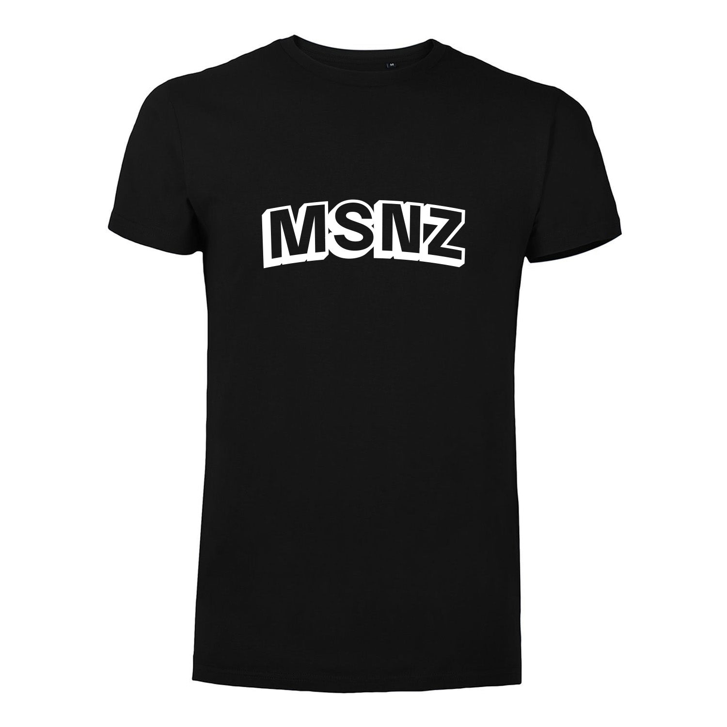T-shirt organica Uomo - MSNZ Nera