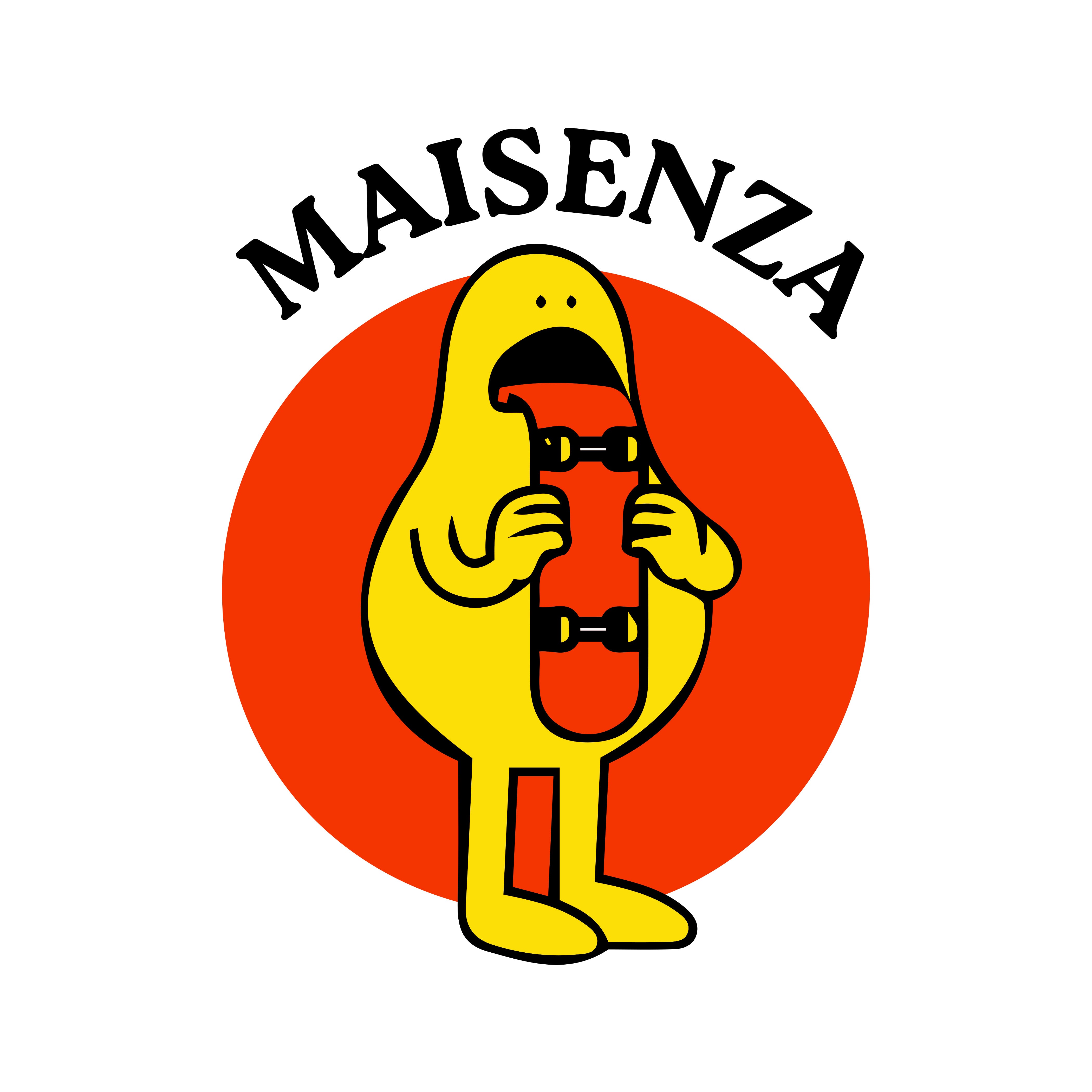 T-shirt Maisenza # Uomo Tongue Skate - nera