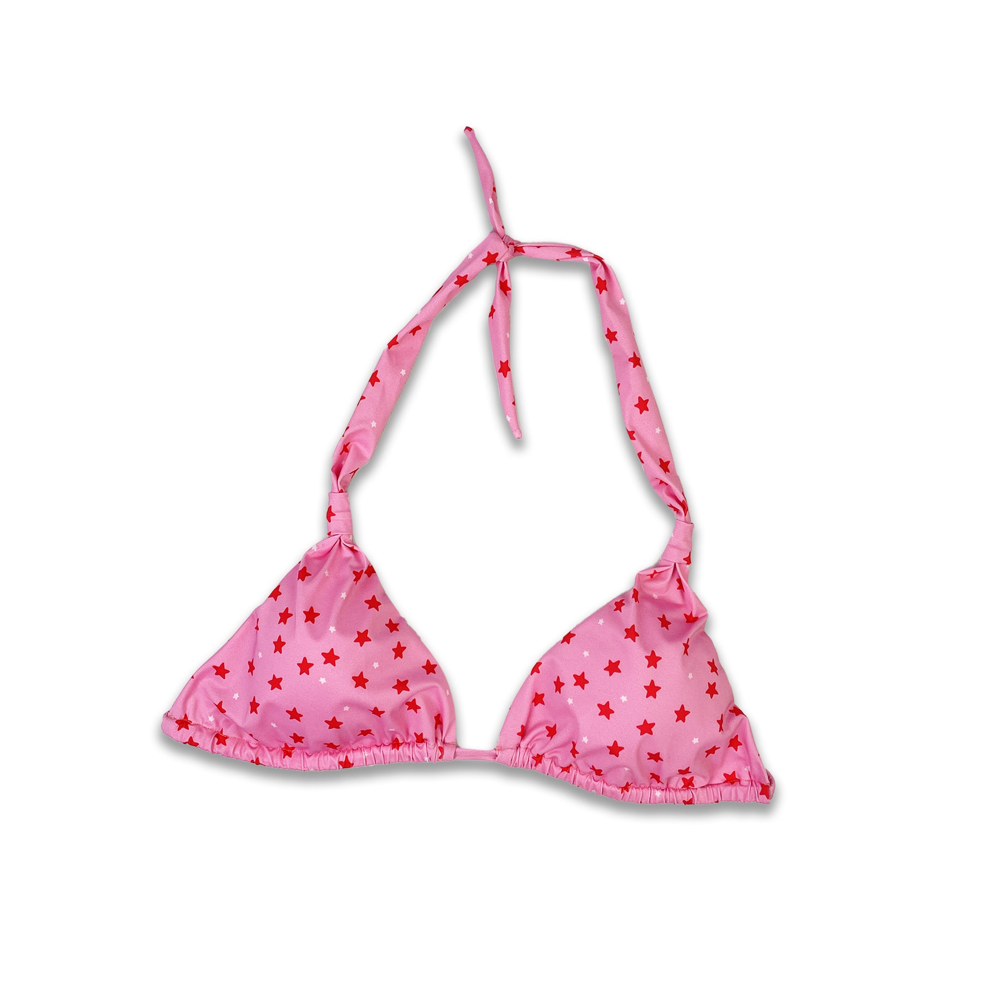 Top Triangolo - Stelle rosa