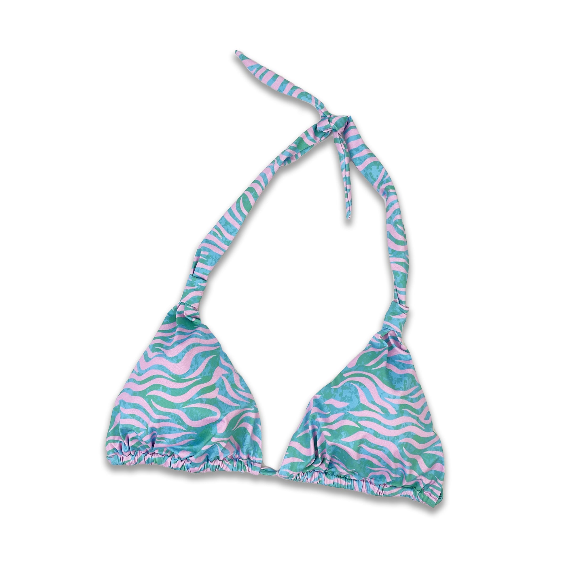 Top Triangolo - Waves verde