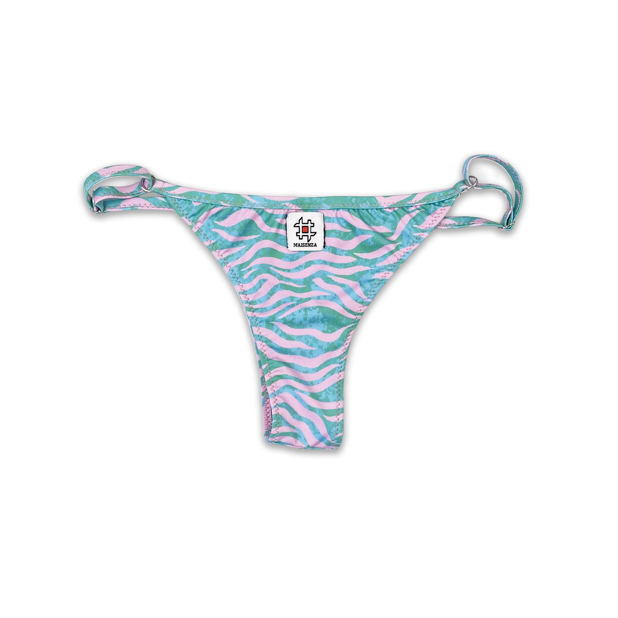 Monokini Tanga - Waves verde