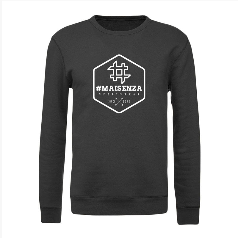 Felpa girocollo Uomo Box Logo Crewneck - Black