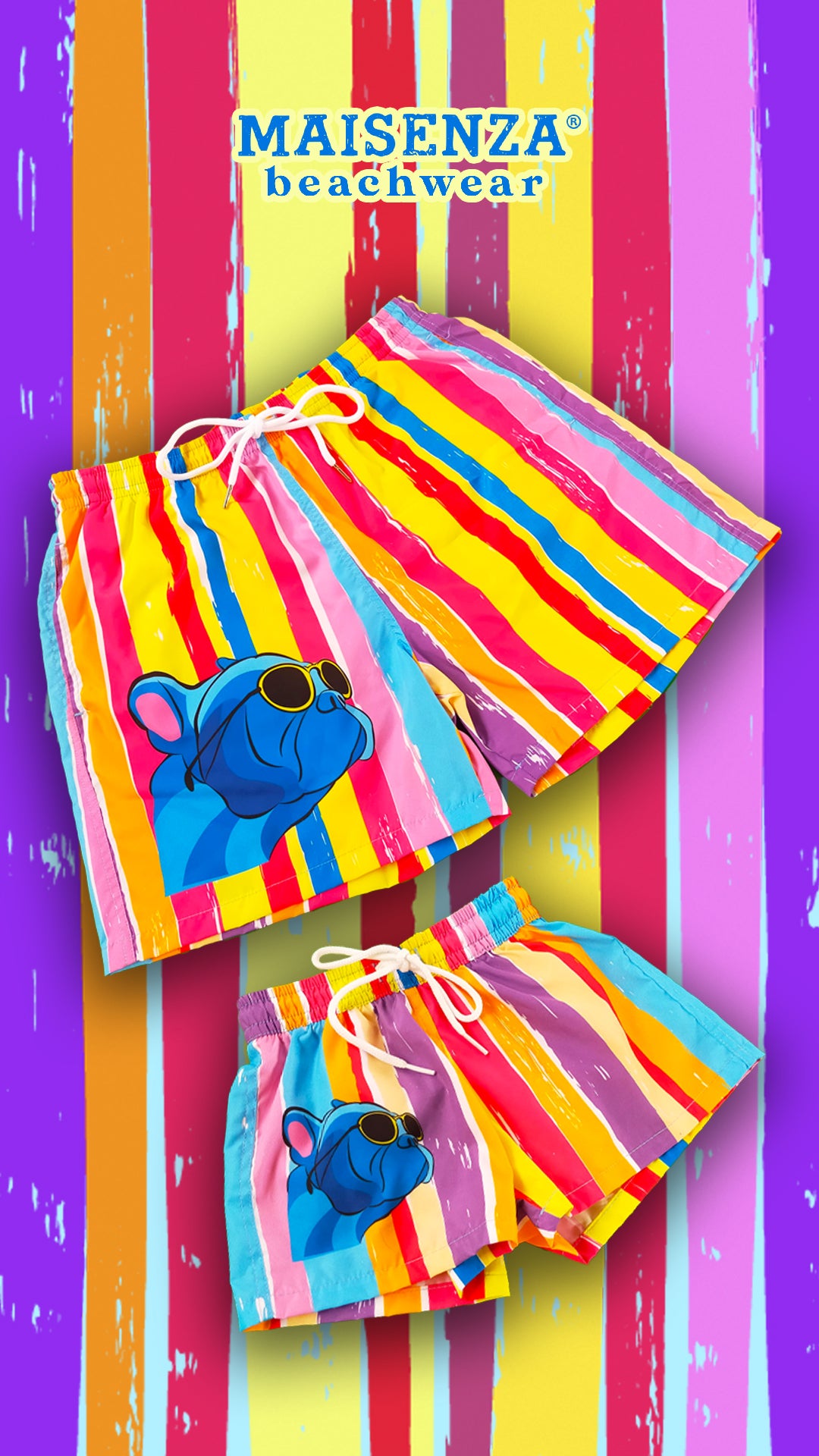 Costume Papà e Figlio - Bulldog