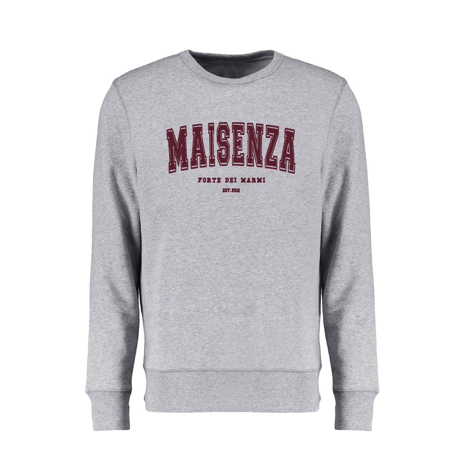Felpa girocollo uomo VARSITY - Grey